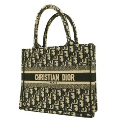 クリスチャン・ディオール(Christian Dior) クリスチャンディオール トートバッグ トロッター ブックトートスモール キャンバス ネイビーレディース