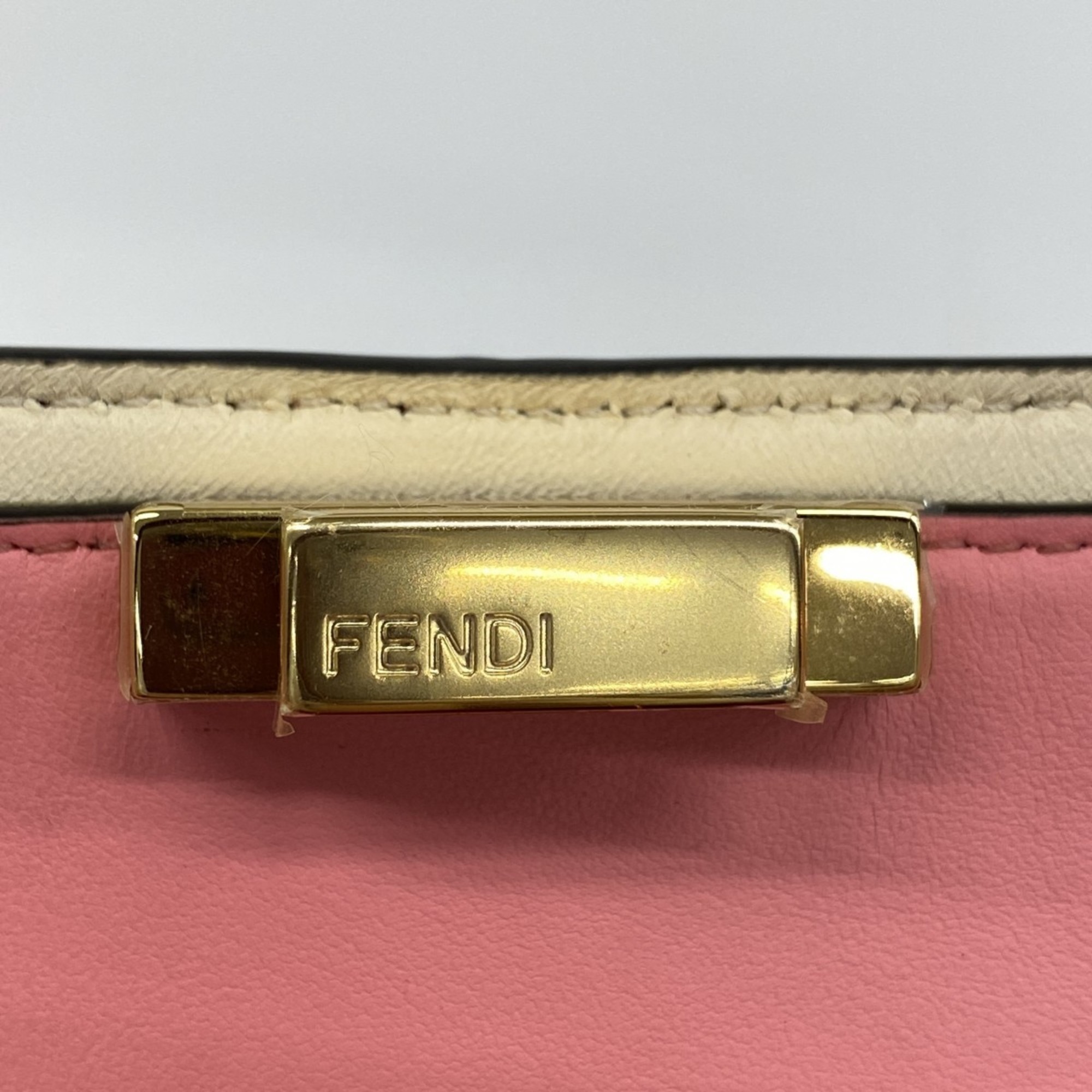 フェンディ(Fendi) フェンディ ハンドバッグ ピーカブーエックスライト レザー ボルドー レディース