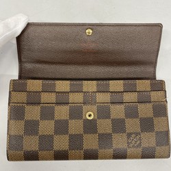 ルイ・ヴィトン(Louis Vuitton) ルイ・ヴィトン 長財布 ダミエ ポルトフォイユサラ N61734 エベヌレディース