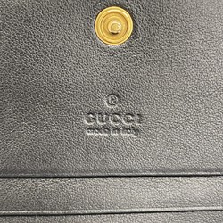 グッチ(Gucci) グッチ 財布 GGマーモント 466492 レザー ブラック レディース