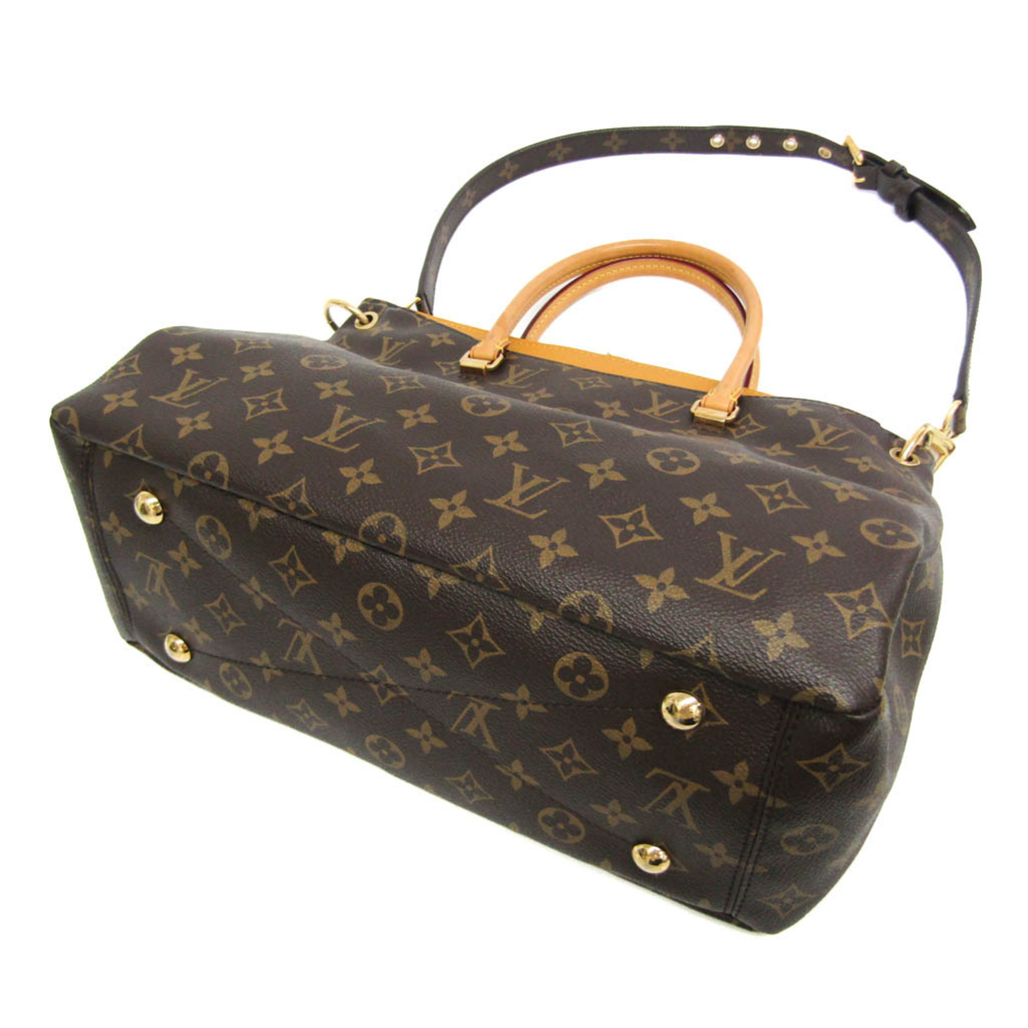 ルイ・ヴィトン(Louis Vuitton) モノグラム パラス M40929 レディース ハンドバッグ,ショルダーバッグ ブラウン,サフラン