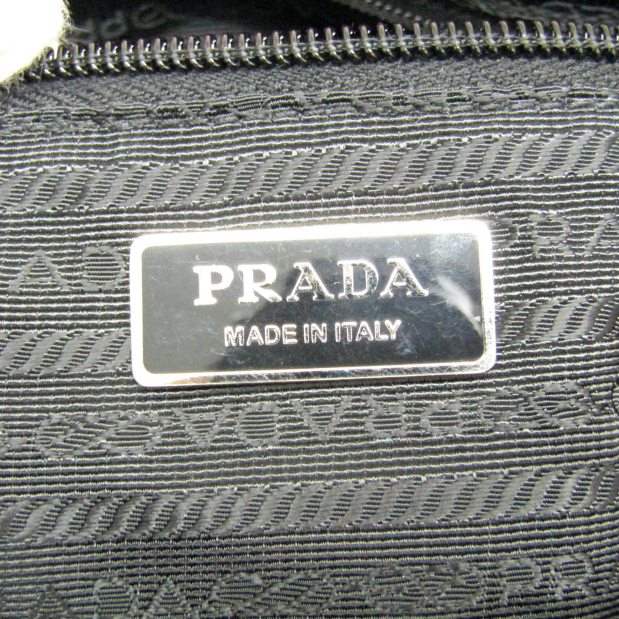 プラダ(Prada) VELA BT0696 メンズ ナイロン メッセンジャーバッグ オレンジ