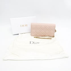 クリスチャン・ディオール(Christian Dior) カナージュ/レディ・ディオール レディース レザー ポーチ,ショルダーバッグ ベビーピンク