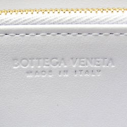 ボッテガ・ヴェネタ(Bottega Veneta) カセット ジップアラウンドウォレット 651368 メンズ,レディース レザー 長財布（二つ折り） ライトパープル