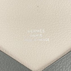 エルメス(Hermes) エルメス 名刺入れ・カードケース カルヴィヴェルソ エバーカラー ヴェールアマンド パールグレー  D刻印レディース