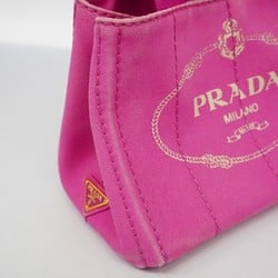 プラダ(Prada) プラダ トートバッグ カナパ キャンバス ピンク レディース