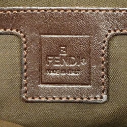 フェンディ(Fendi) フェンディ ハンドバッグ ズッカ ナイロンキャンバス ブラウン レディース