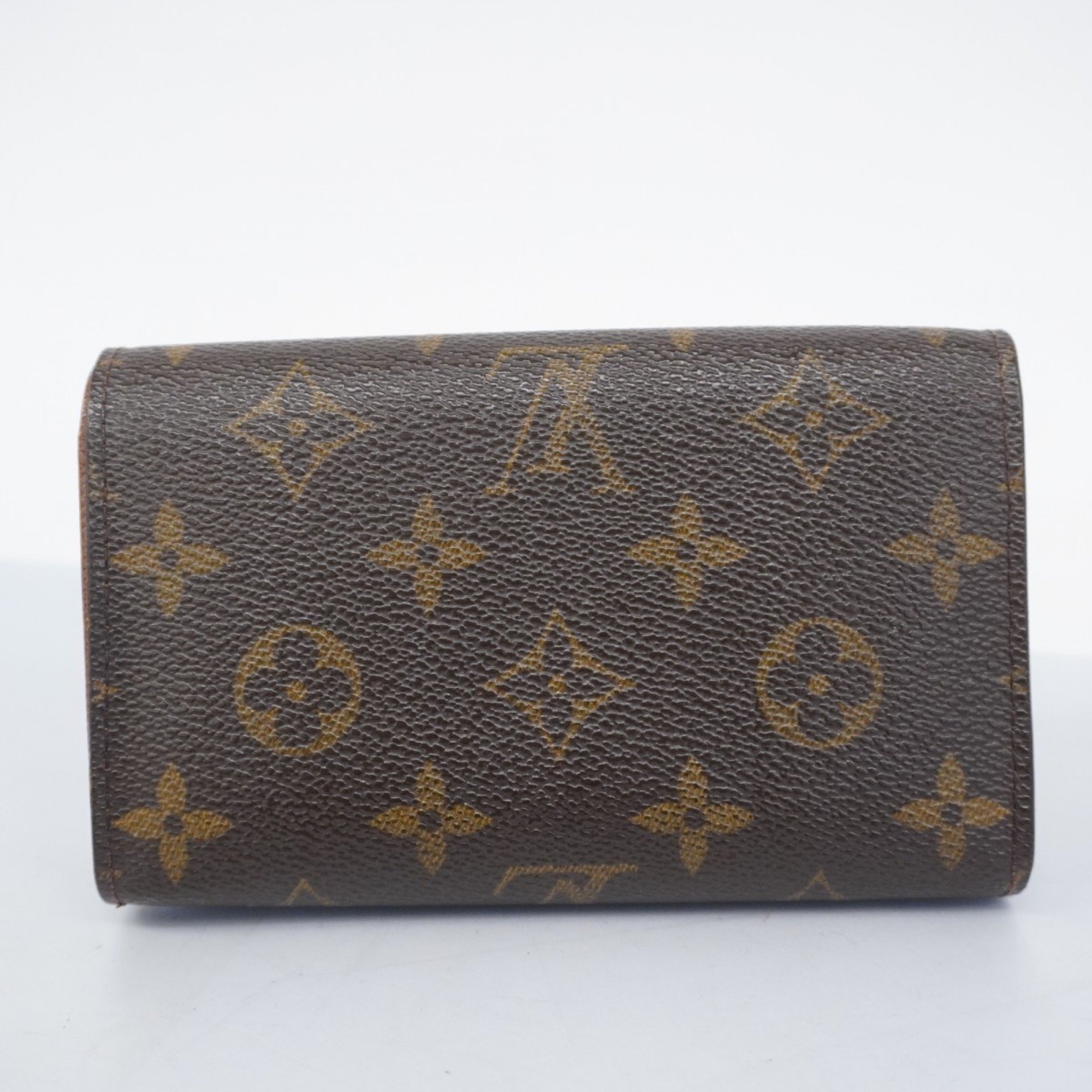 ルイ・ヴィトン(Louis Vuitton) ルイ・ヴィトン 財布 モノグラム ポルトモネビエトレゾール M61730 ブラウンメンズ レディース