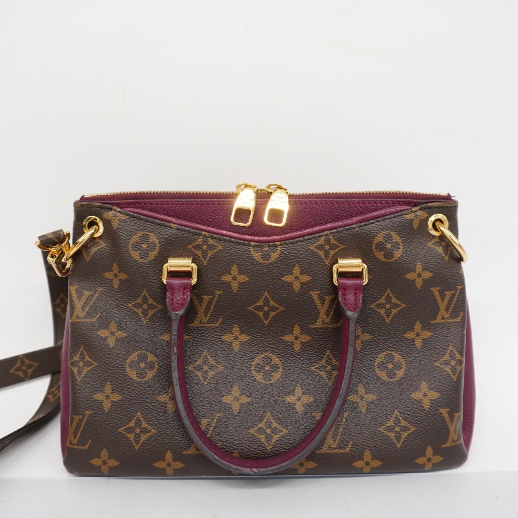 ルイ・ヴィトン(Louis Vuitton) ルイ・ヴィトン ハンドバッグ モノグラム パラスBB M42961 ブラウン レザンレディース