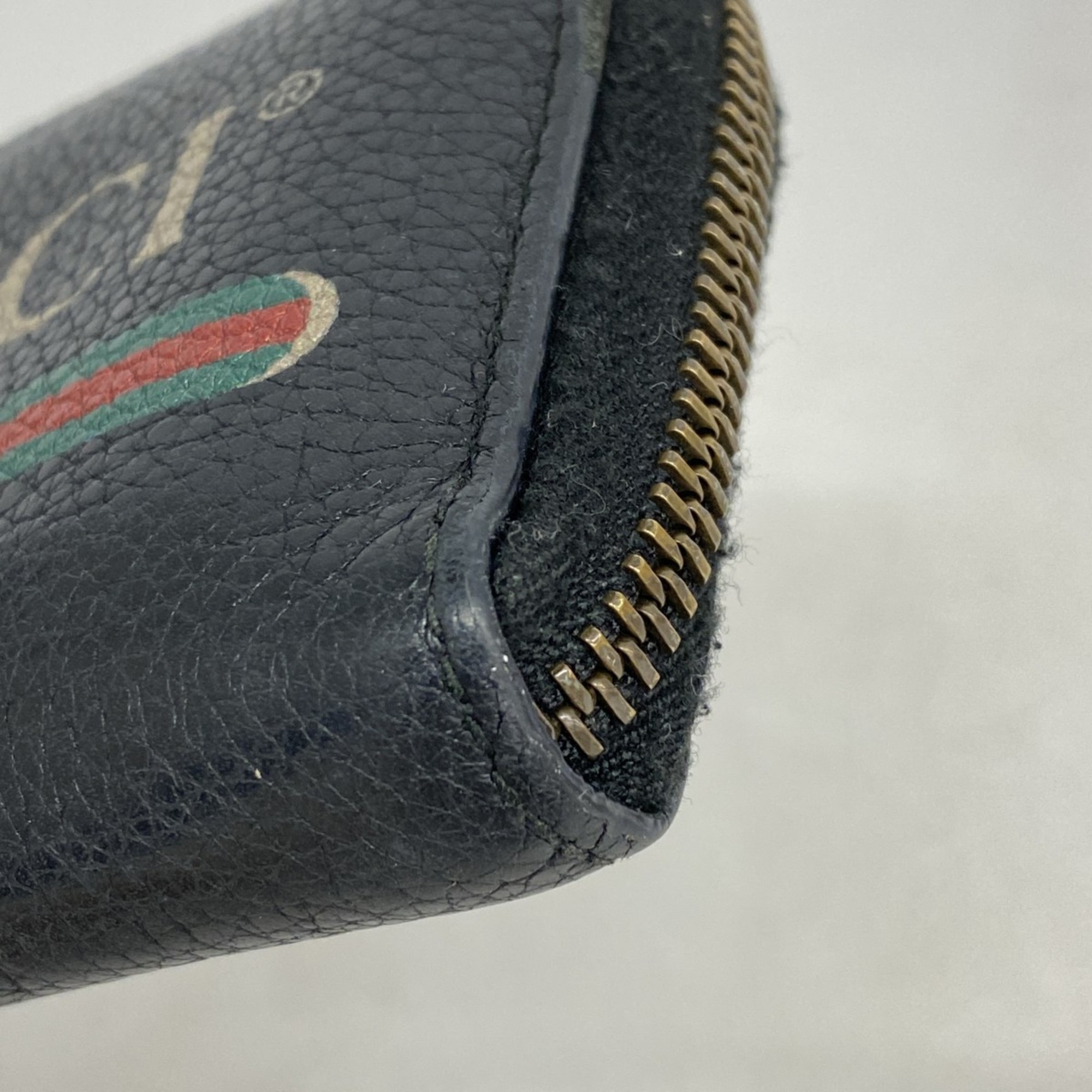 グッチ(Gucci) グッチ 財布・コインケース 496319 レザー ブラック メンズ レディース