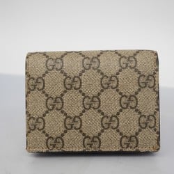 グッチ(Gucci) グッチ 財布 GGスプリーム チェリー 476050  ブラウン レッド レディース