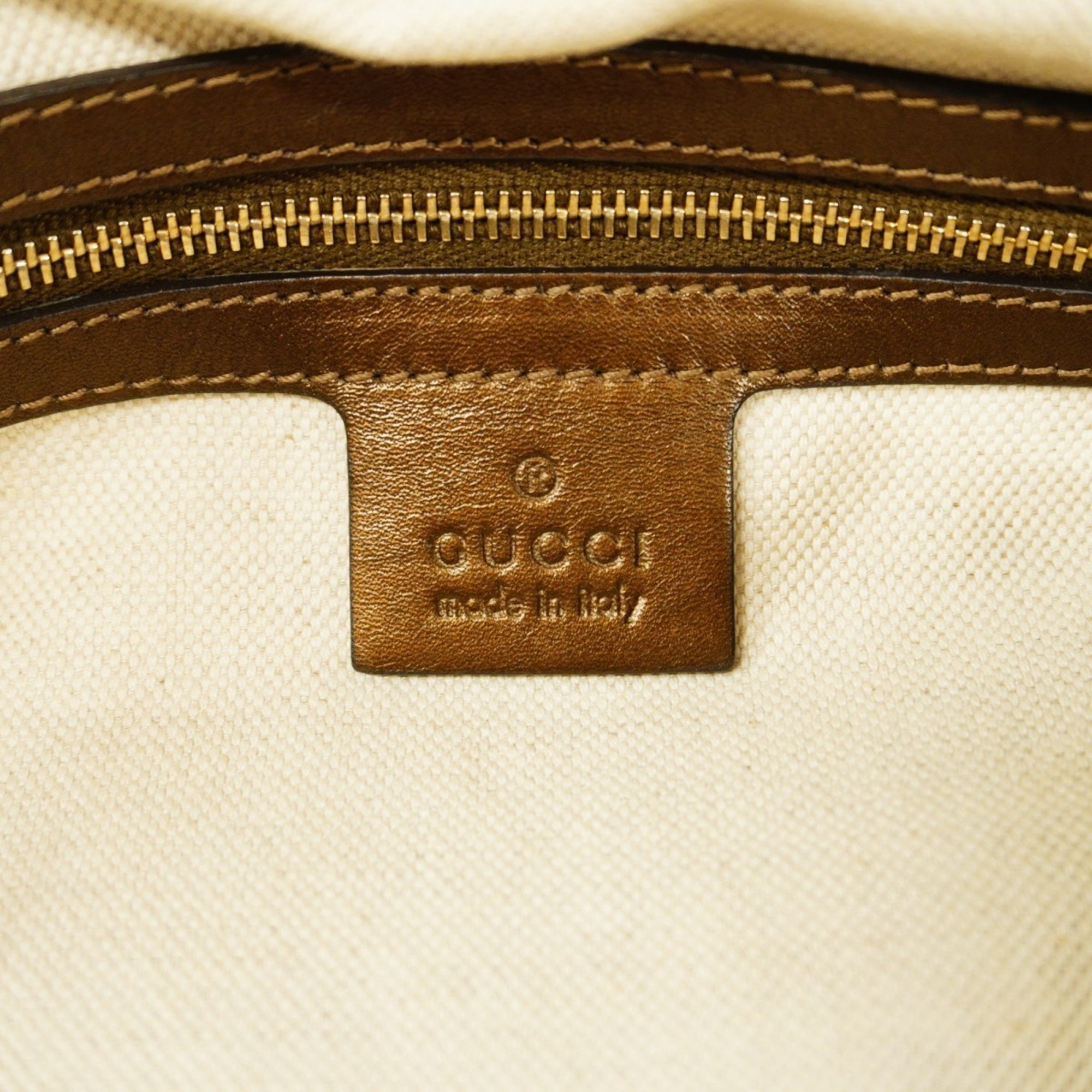 グッチ(Gucci) グッチ ショルダーバッグ GGキャンバス ハートビット 269958 キャンバス ブラウン シャンパンレディース