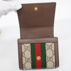 グッチ(Gucci) グッチ 財布 オフィディア 598662  ベージュ ブラウン レディース