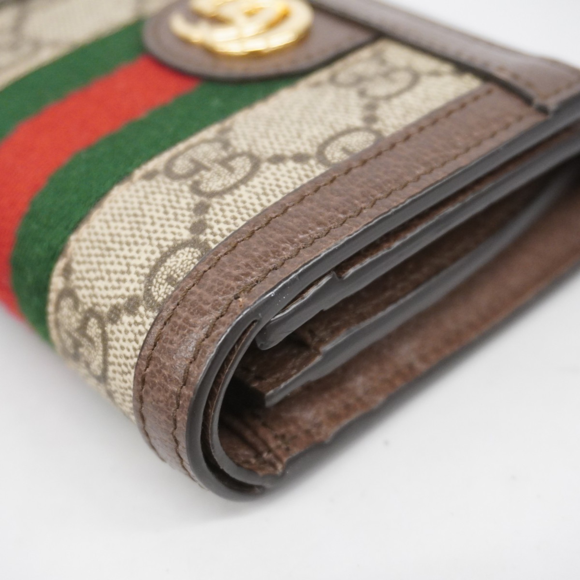 グッチ(Gucci) グッチ 財布 オフィディア 598662  ベージュ ブラウン レディース