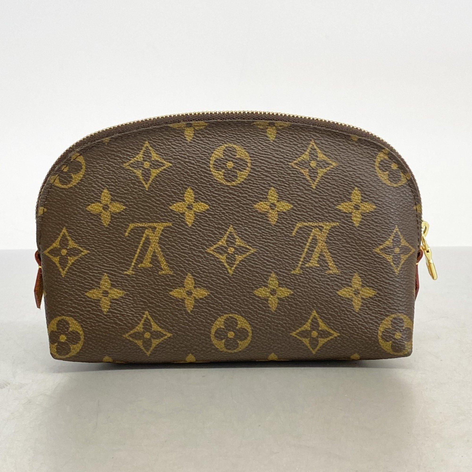 未使用 展示品】 ルイ ヴィトン LOUIS VUITTON モノグラム ポシェット コスメティック ポーチ 面倒くさかっ ブラウン M47515