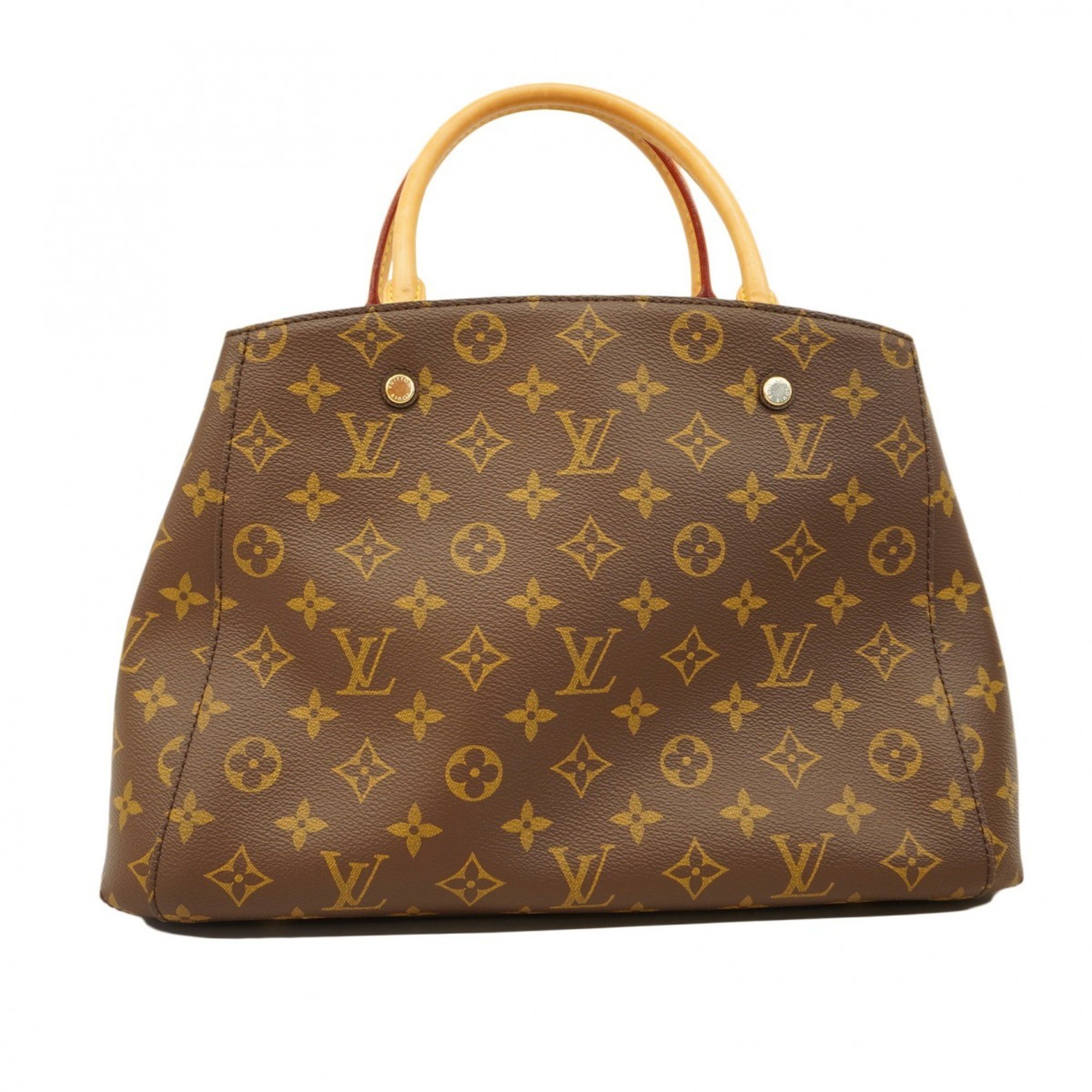 ルイ・ヴィトン(Louis Vuitton) ルイ・ヴィトン ハンドバッグ モノグラム モンテーニュMM M41056 ブラウンレディース