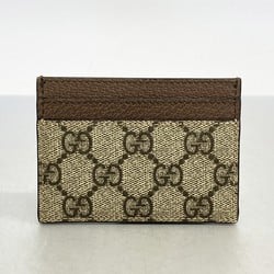 グッチ(Gucci) グッチ 名刺入れ・カードケース オフィディア 523159  レザー ベージュ ブラウン メンズ レディース