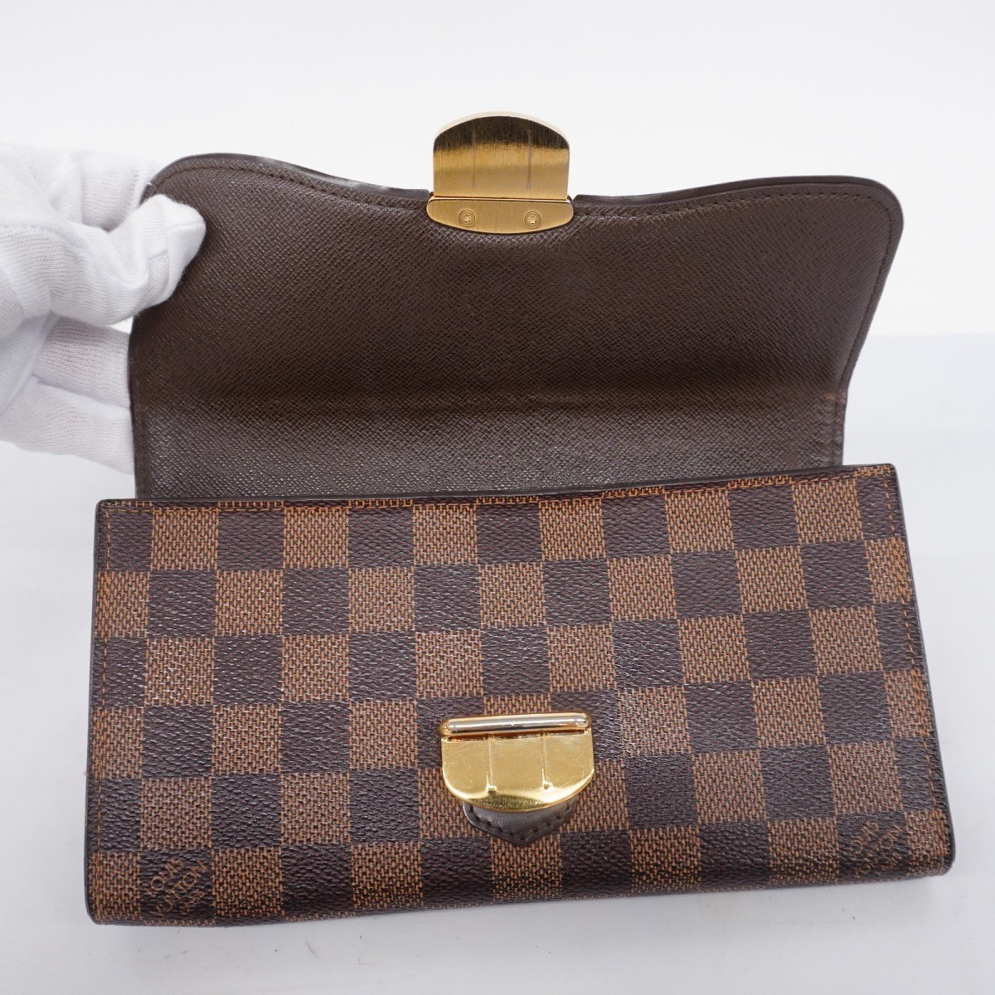 ルイ・ヴィトン(Louis Vuitton) ルイ・ヴィトン 長財布 ダミエ ポルトフォイユシスティナ N61747 エベヌレディース