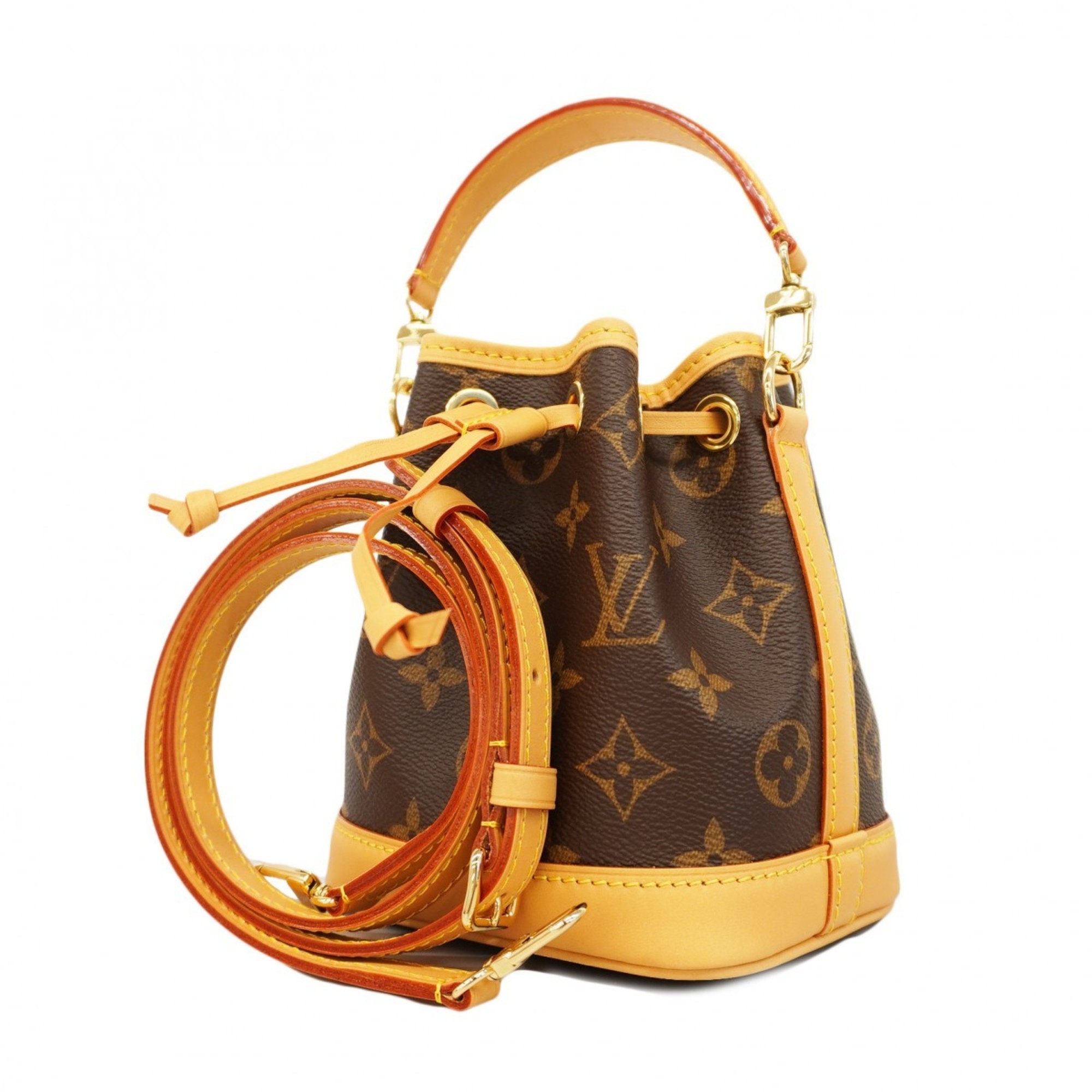 ルイ・ヴィトン(Louis Vuitton) ルイ・ヴィトン ハンドバッグ モノグラム ナノノエ M81266 ブラウンレディース