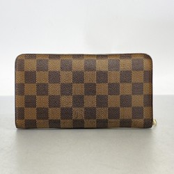 ルイ・ヴィトン(Louis Vuitton) ルイ・ヴィトン 長財布 ダミエ ポルトモネジップ N61728 エベヌメンズ レディース