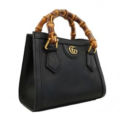 グッチ(Gucci) グッチ ハンドバッグ GGマーモント バンブー 655661 レザー ブラック レディース