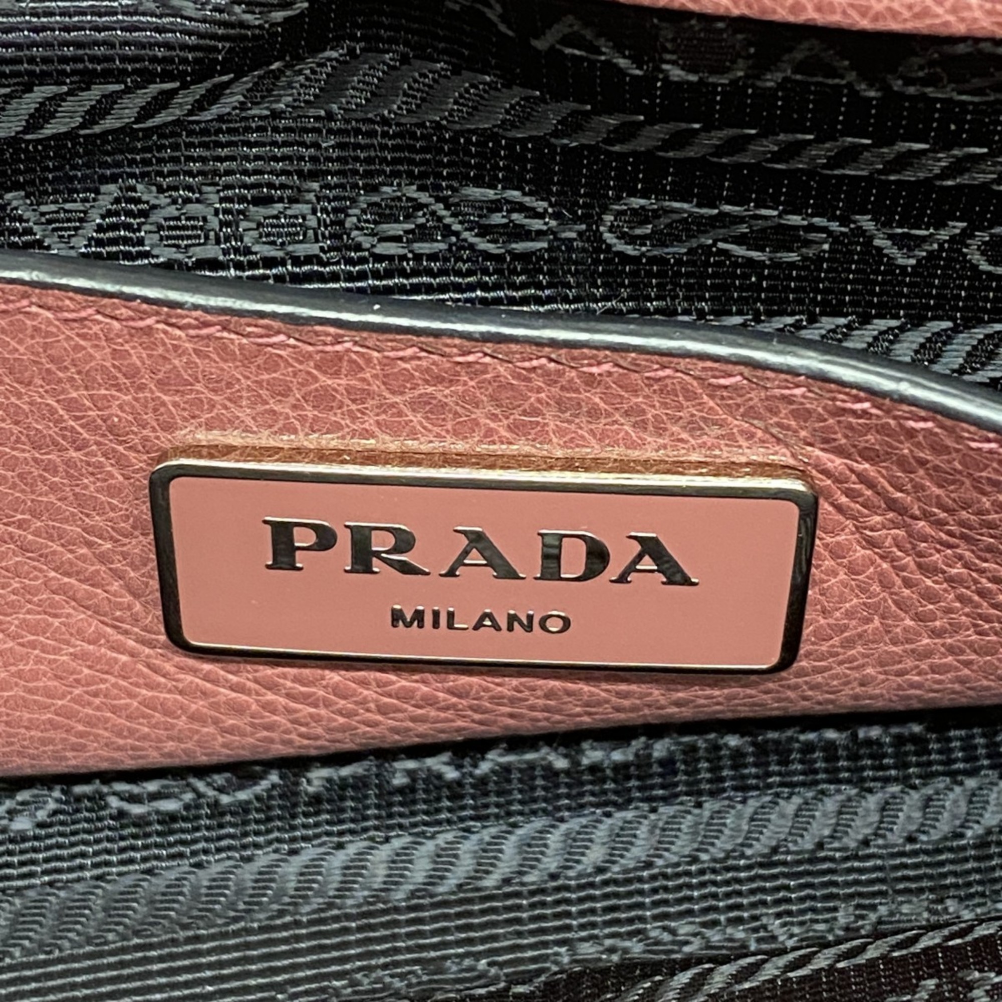 プラダ(Prada) プラダ ハンドバッグ レザー ピンク レディース