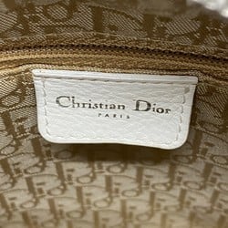 クリスチャン・ディオール(Christian Dior) クリスチャンディオール ハンドバッグ カナージュ レディディオール レザー ホワイト レディース