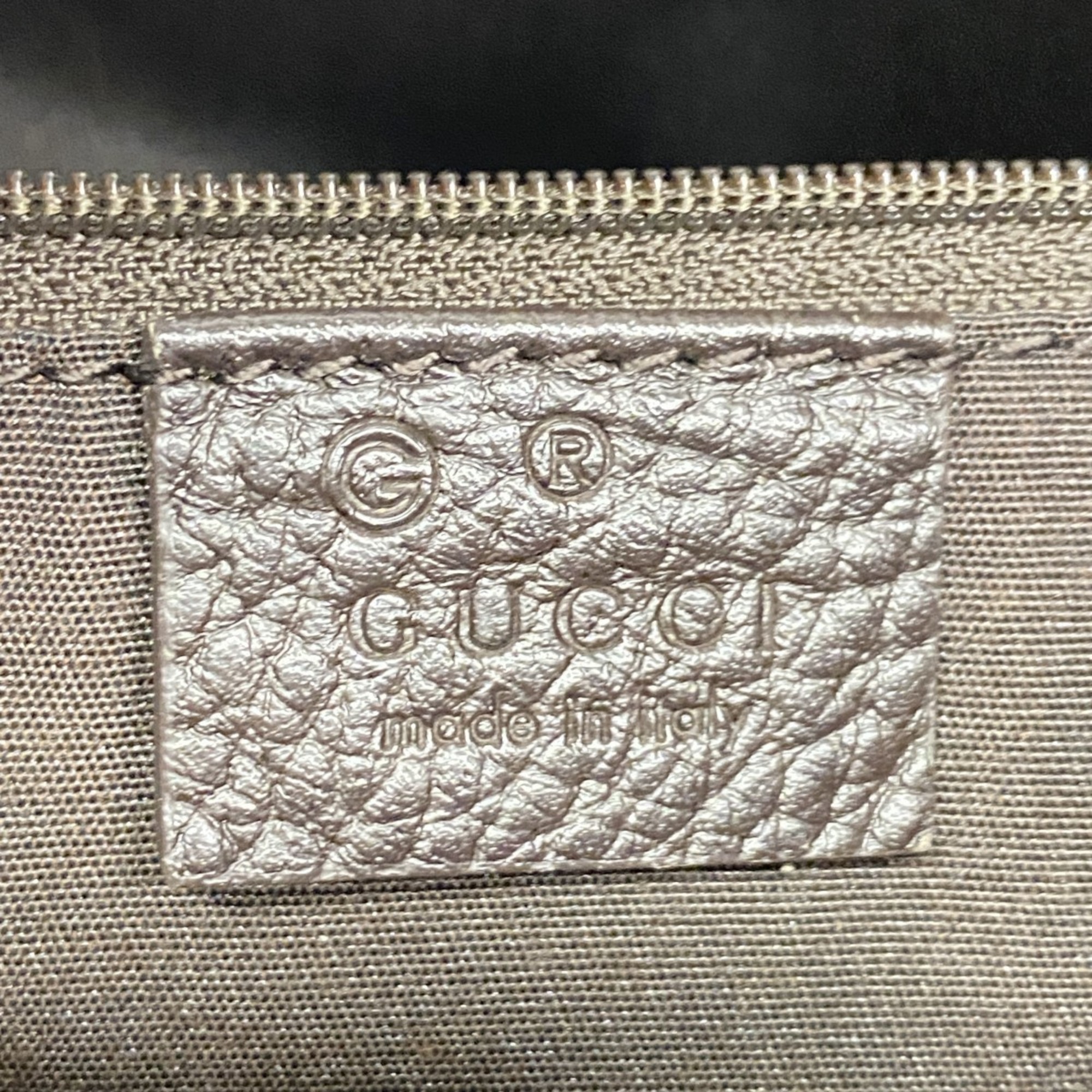 グッチ(Gucci) グッチ ショルダーバッグ GGクリスタル 272386 コーティングキャンバス レザー ベージュ ブラウン シャンパンレディース