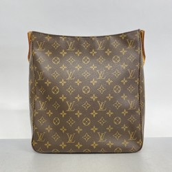 ルイ・ヴィトン(Louis Vuitton) ルイ・ヴィトン ショルダーバッグ モノグラム ルーピングGM M51145 ブラウンレディース