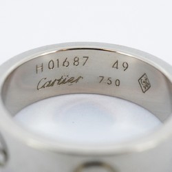 カルティエ(Cartier) カルティエ リング ラブ K18WG ホワイトゴールド 8.5号レディース