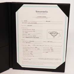 ティファニー(Tiffany) ティファニー リング ソリティア 1PD ダイヤモンド Pt950 プラチナ 0.26ct 5.5号レディース