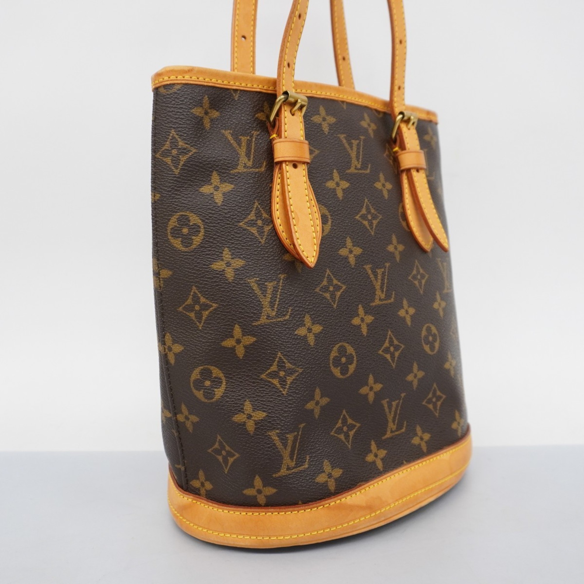 ルイ・ヴィトン(Louis Vuitton) ルイ・ヴィトン トートバッグ モノグラム バケットPM M42238 ブラウンレディース | eLADY  Globazone