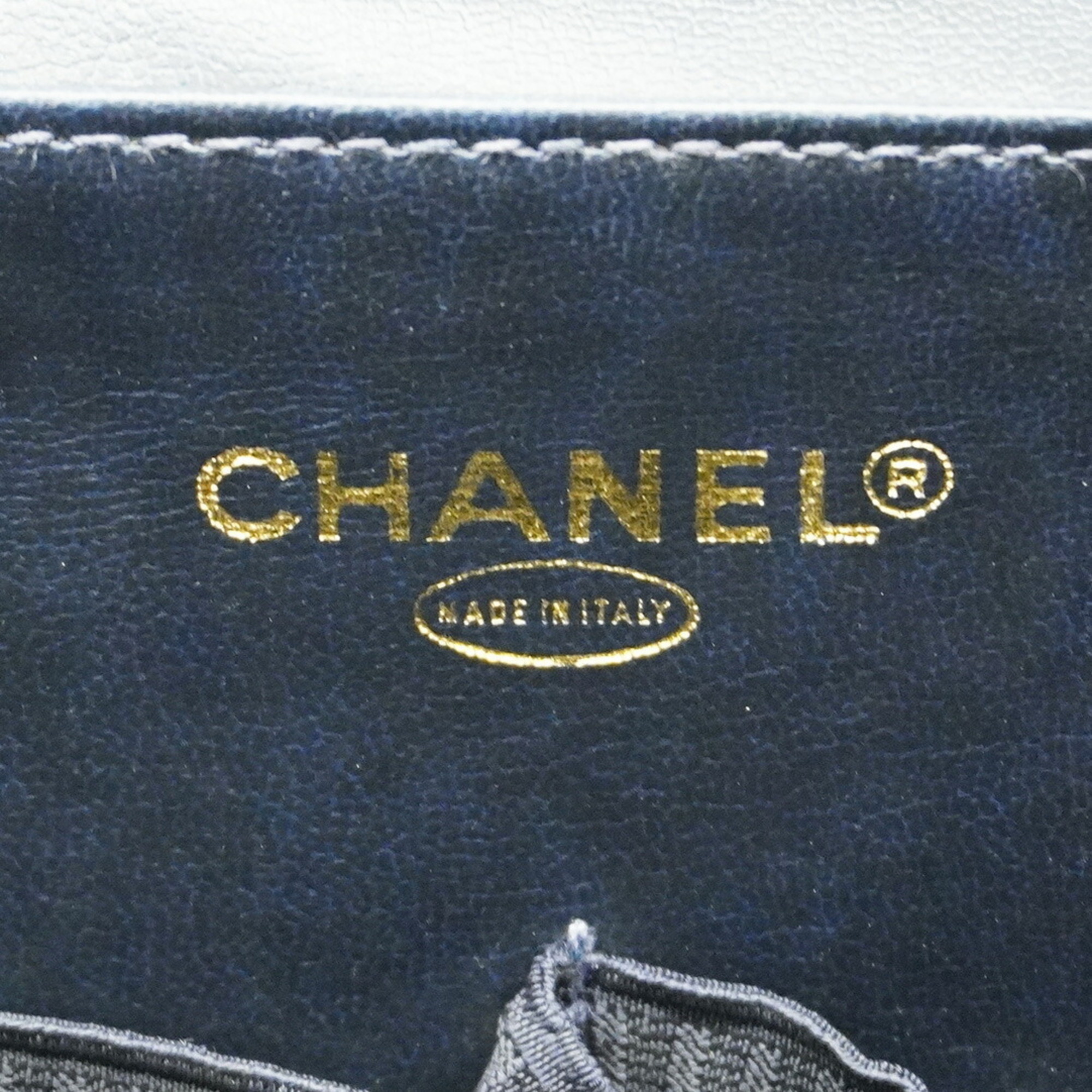 シャネル(Chanel) シャネル バニティバッグ マトラッセ パテントレザー ブラック レディース