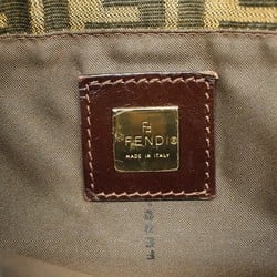 フェンディ(Fendi) フェンディ ショルダーバッグ ズッカ ナイロンキャンバス ブラウン レディース