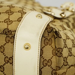 グッチ(Gucci) グッチ トートバッグ GGキャンバス 137621 キャンバス ブラウン ホワイト シャンパンレディース