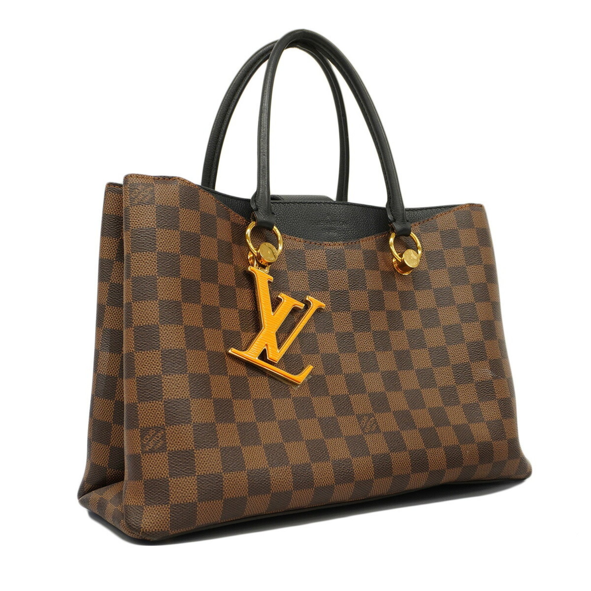 ルイ・ヴィトン(Louis Vuitton) ルイ・ヴィトン ハンドバッグ ダミエ LVリバーサイド N40050 エベヌ ノワールレディース