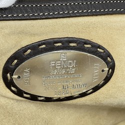 フェンディ(Fendi) フェンディ ハンドバッグ セレリア レザー ブラウン レディース