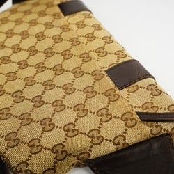 グッチ(Gucci) グッチ ウエストバッグ GGキャンバス 145851 キャンバス ブラウン メンズ レディース