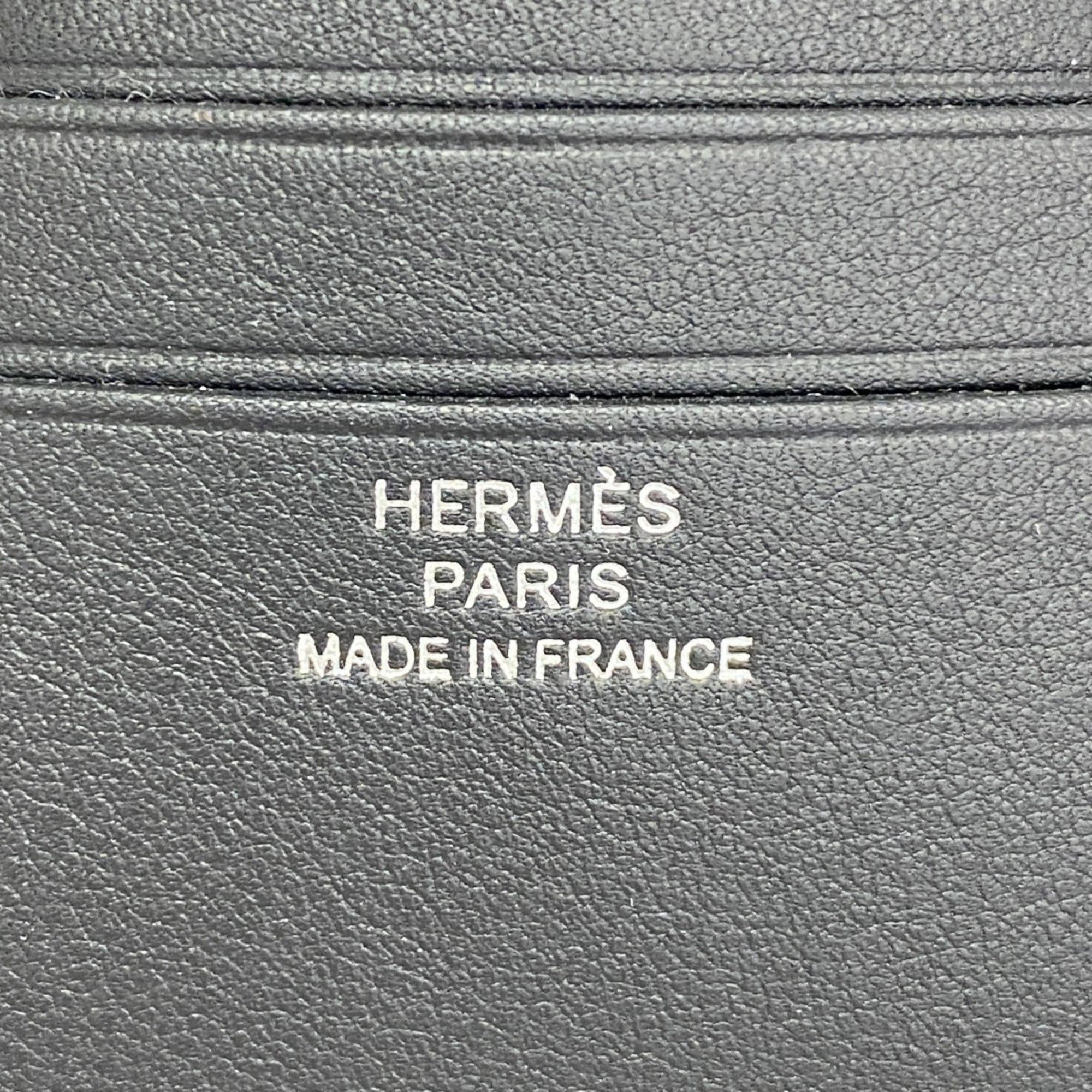 エルメス(Hermes) エルメス 名刺入れ・カードケース シチズンツイル スイフト ブラック D刻印メンズ レディース