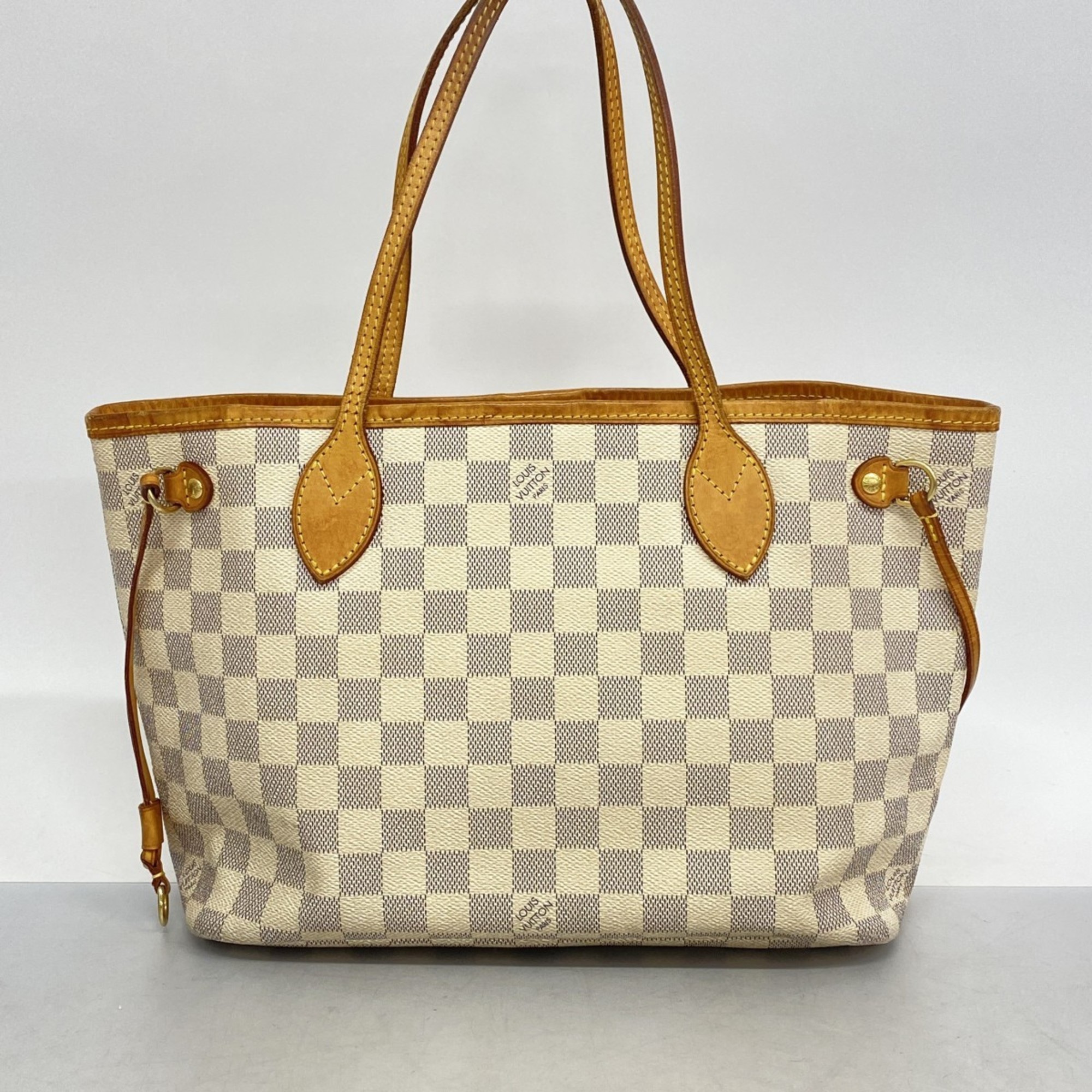 ルイ・ヴィトン(Louis Vuitton) ルイ・ヴィトン トートバッグ ダミエ・アズール ネヴァーフルPM N51110 ホワイトレディース