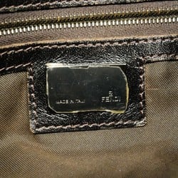 フェンディ(Fendi) フェンディ ハンドバッグ ズッカ ナイロンキャンバス ブラウン レディース