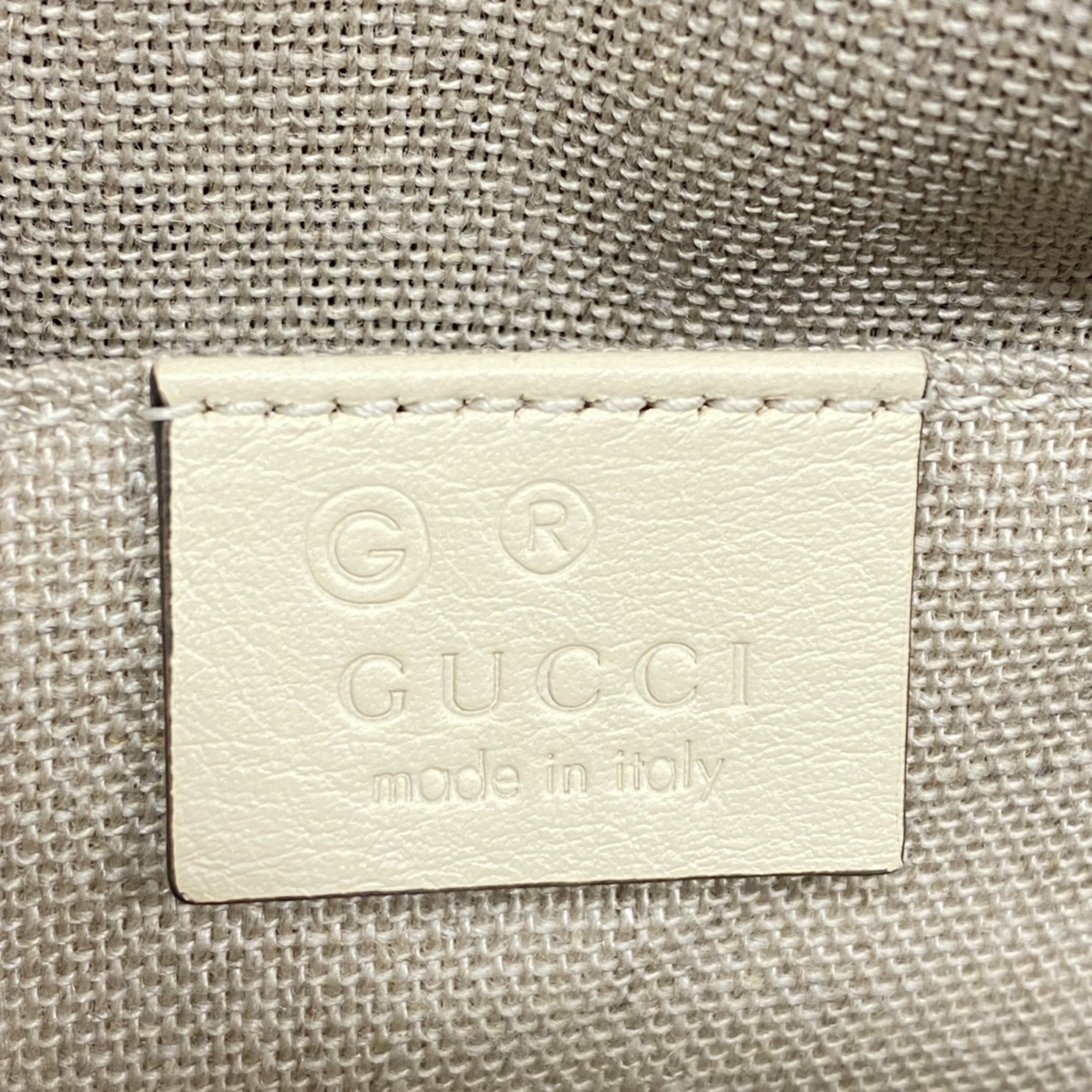 グッチ(Gucci) グッチ ハンドバッグ グッチシマ 449654 レザー ホワイト シャンパンレディース