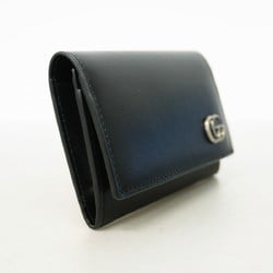 グッチ(Gucci) グッチ 名刺入れ GGマーモント 665453 レザー ブラックメンズ