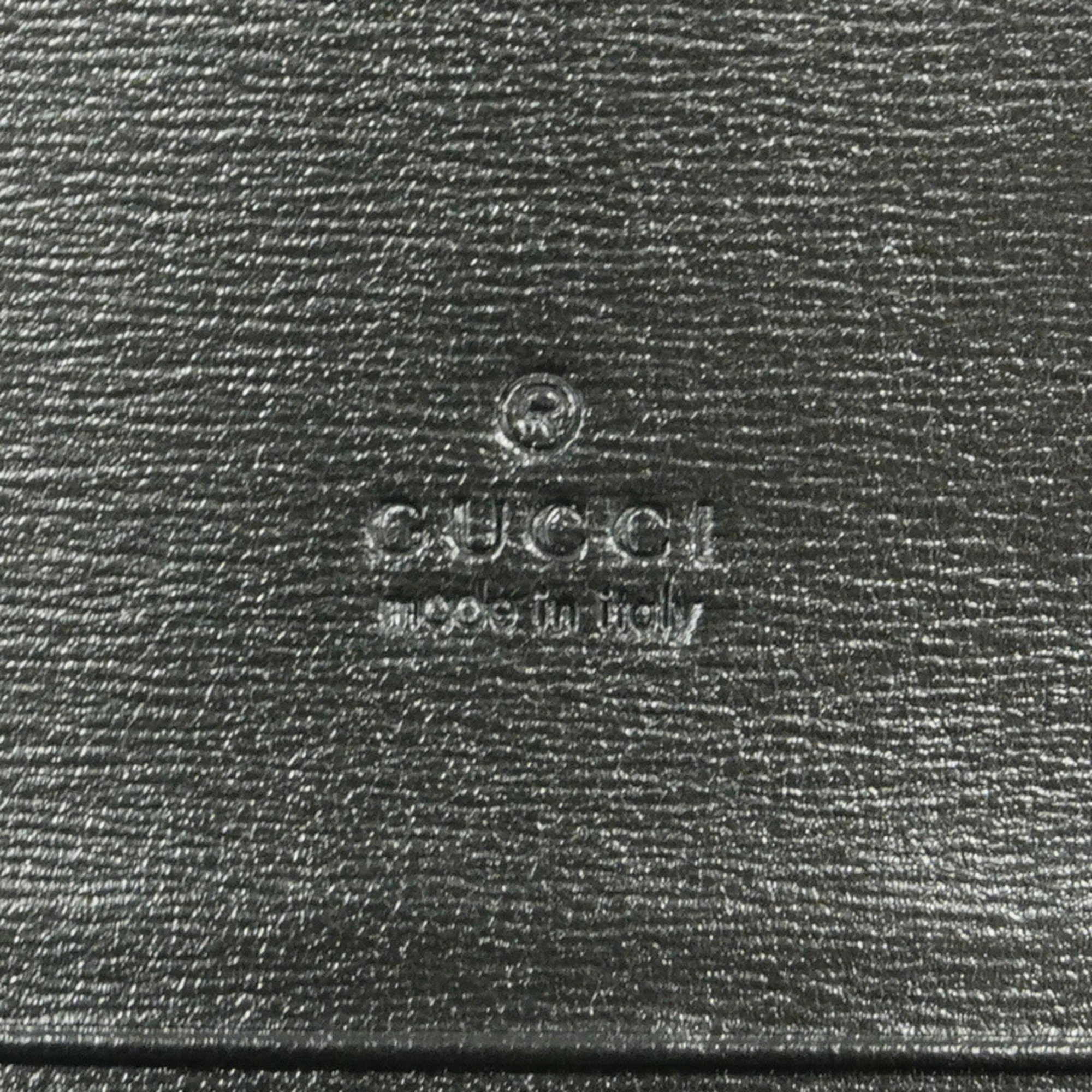 グッチ(Gucci) グッチ 名刺入れ GGマーモント 665453 レザー ブラックメンズ