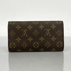 ルイ・ヴィトン(Louis Vuitton) ルイ・ヴィトン 三つ折り長財布 モノグラム ポルトトレゾールインターナショナル M61215 ブラウンメンズ レディース