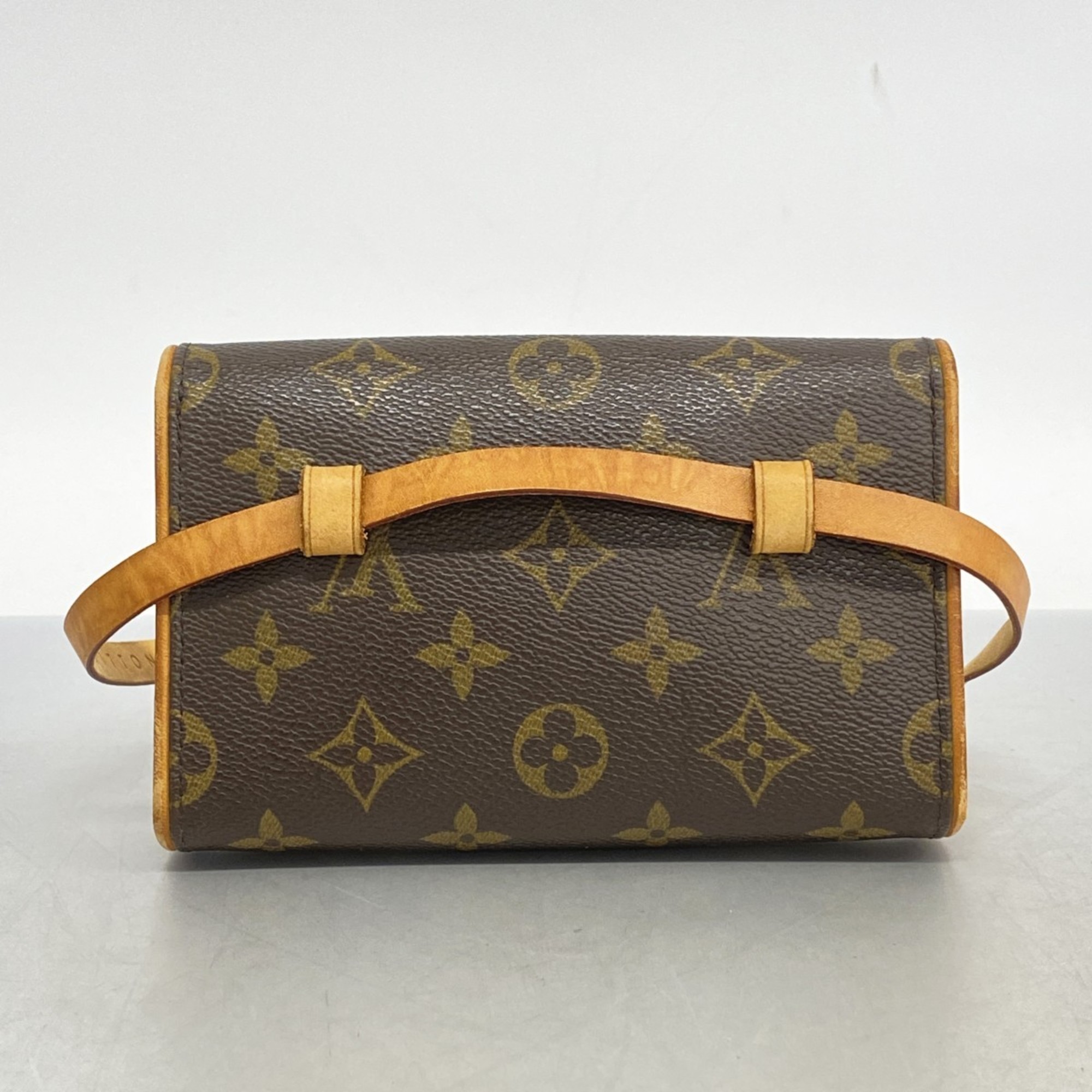 ルイ・ヴィトン(Louis Vuitton) ルイ・ヴィトン ウエストバッグ モノグラム ポシェットフロランティーヌ M51855 ブラウンレディース