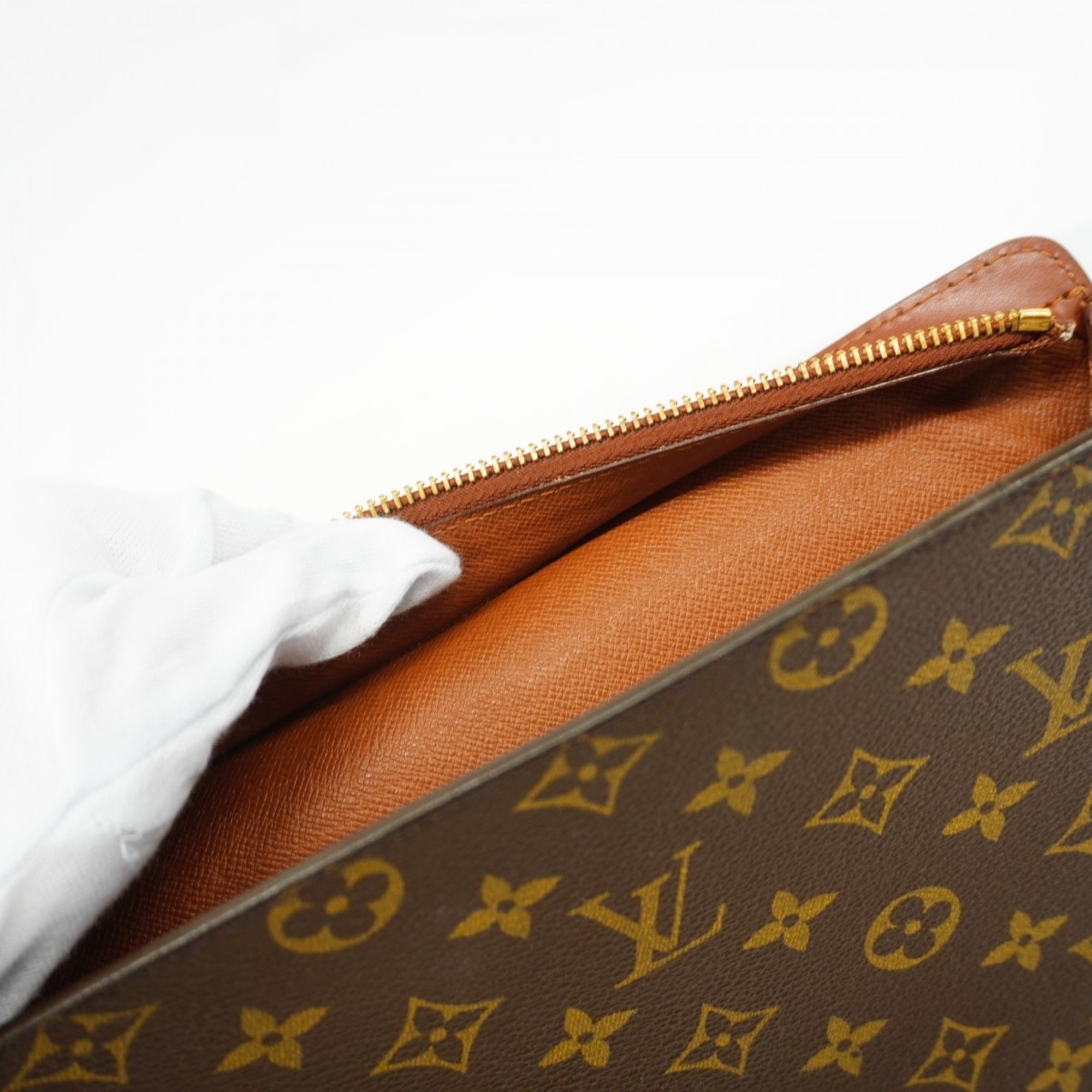 ルイ・ヴィトン(Louis Vuitton) ルイ・ヴィトン クラッチバッグ モノグラム ポシェットオム M51795 ブラウンメンズ レディース