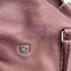 フェンディ(Fendi) フェンディ ショルダーバッグ セレリア レザー パープル レディース