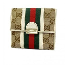 グッチ(Gucci) グッチ 財布 GGキャンバス シェリーライン 150673 キャンバス ブラウン アイボリー シャンパンメンズ