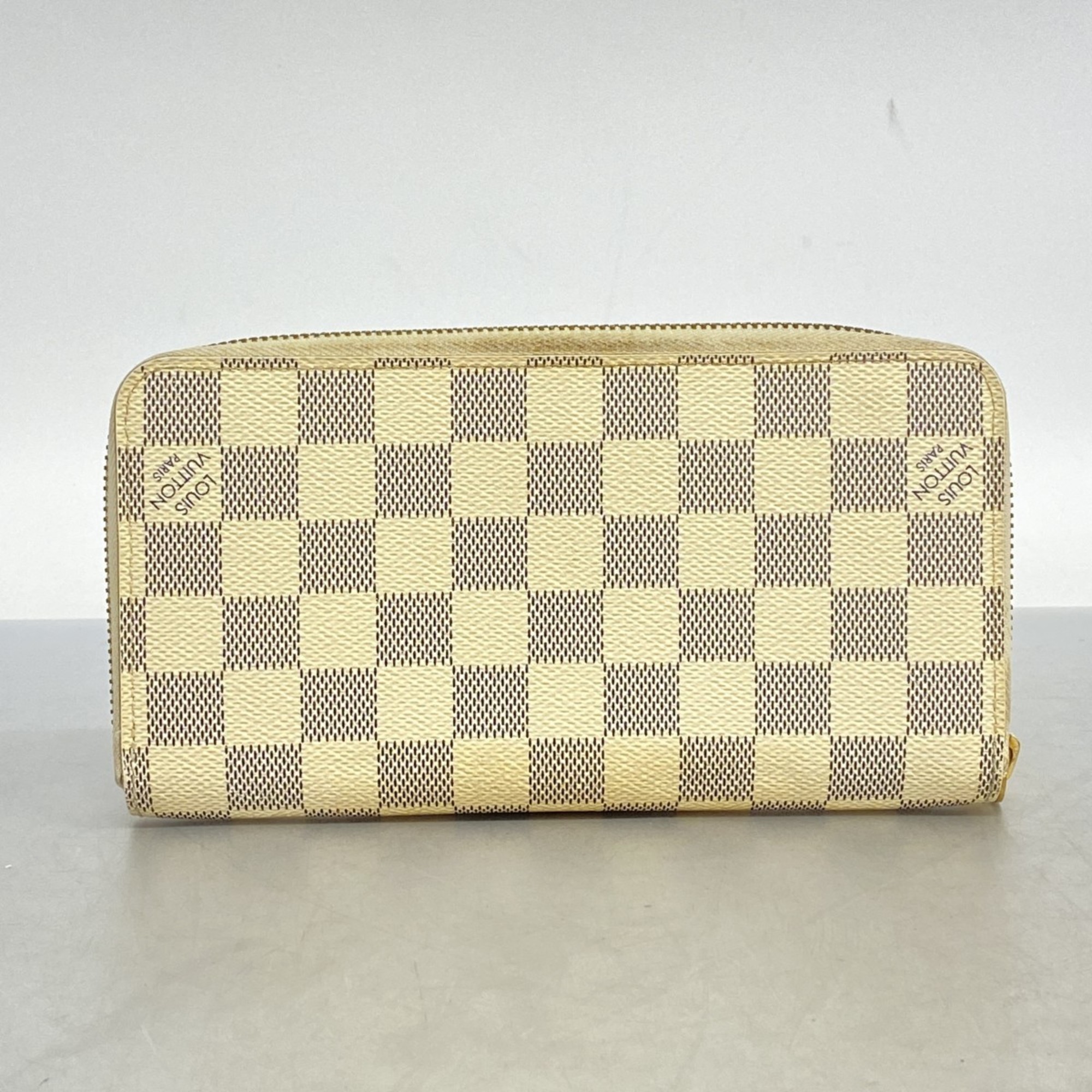 ルイ・ヴィトン(Louis Vuitton) ルイ・ヴィトン 長財布 ダミエ・アズール ジッピーウォレット N60019 ホワイトメンズ レディース